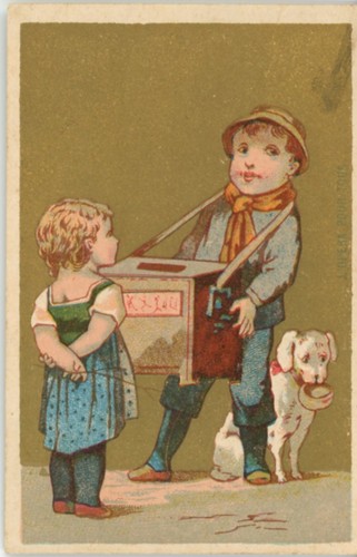 Joueur orgue barbarie - joueur,