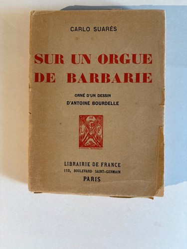 Carlo suarès sur un orgue - suarès,