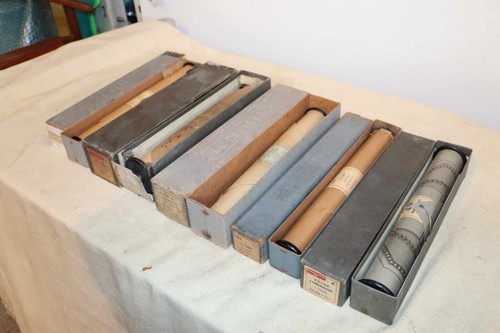 Ancien lot5 rouleau papier - ancien, de